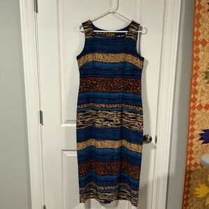 Sag Harbor. Fitted maxi dress size 12.